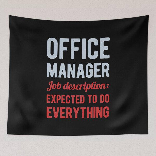 Item preview, Funny Office Manager designed and sold by artworkbyrihen.