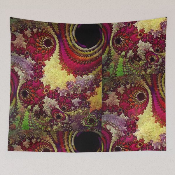 Item preview, Colorful Spiral Organic Paisley Fractal Patterns Design designed and sold by EarthArtDesigns.
