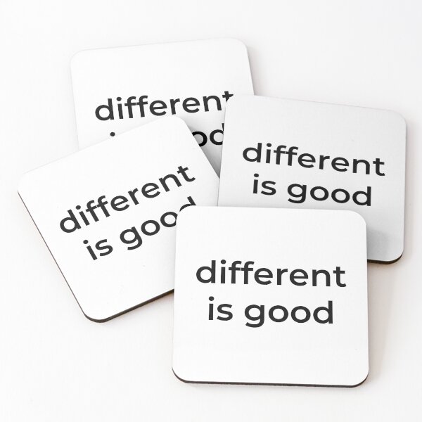 Item preview, "different is good" | Urban Finery designed and sold by Alex Mercer.