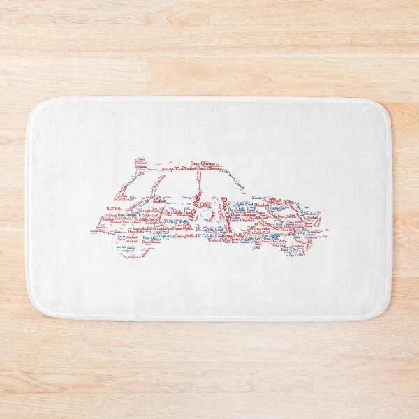 Item preview, Colorful 2CV Duck Charleston Wordcloud designed and sold by 2CV-Oldtimers.