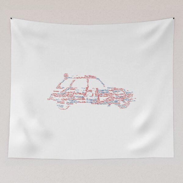 Item preview, Colorful 2CV Duck Charleston Wordcloud designed and sold by 2CV-Oldtimers.