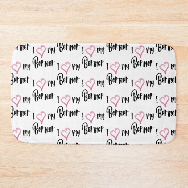 Artikelvorschau, Kopie von I Heart My Bernese Mountain Dog! Speziell für Berner Hundeliebhaber! entworfen und verkauft von rs-designs.