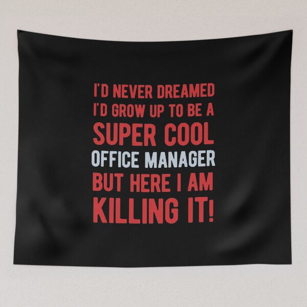 Item preview, Funny Office Manager designed and sold by artworkbyrihen.