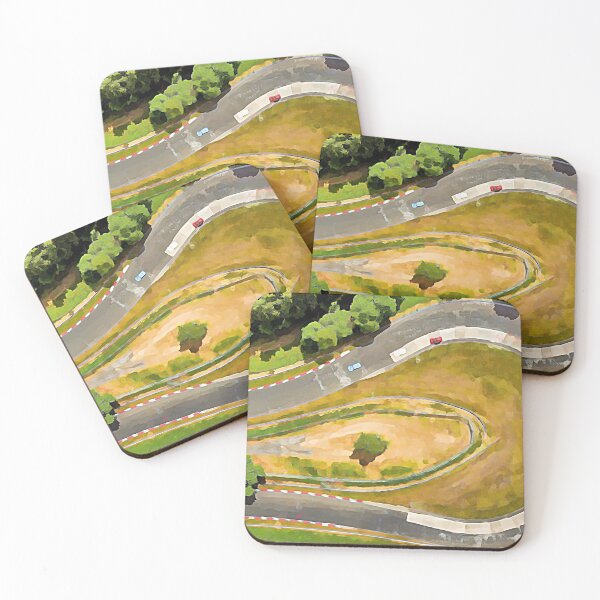 Item preview, Nordschleife Carousel Poster – Iconic Nürburgring Green Hell Art designed and sold by Road To Track.