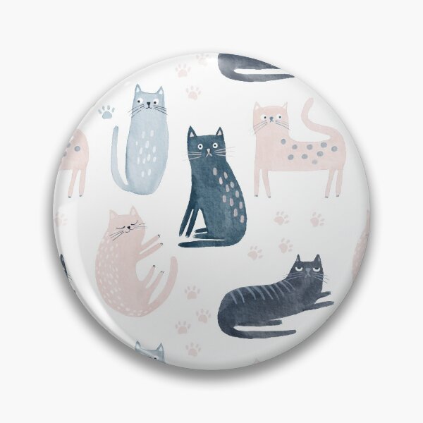 Item preview, Gatos lindos divertidos acuarela designed and sold by Anya Illustration Studio.