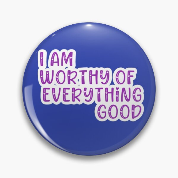 Item preview, I AM WORTHY OF EVERYTHING GOOD - Affirmation Sticker designed and sold by LewaKamaria.