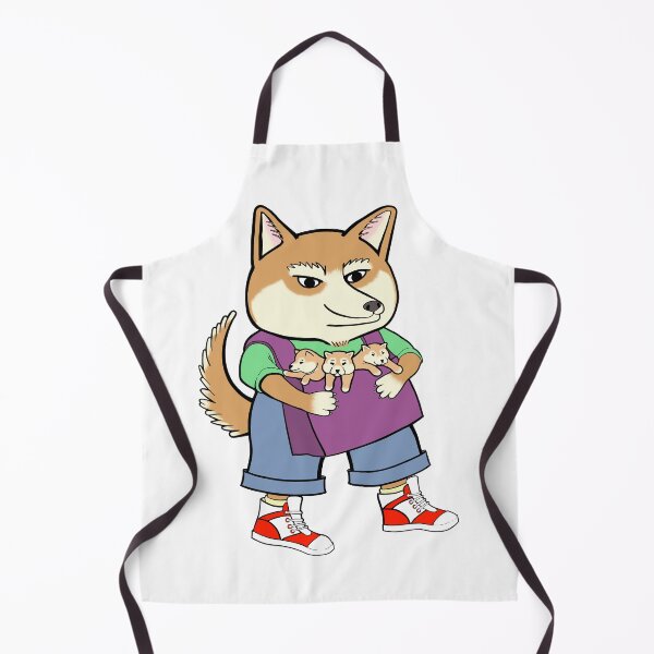 Item preview, Shiba Inu with Puppies designed and sold by PatchPimpernel.