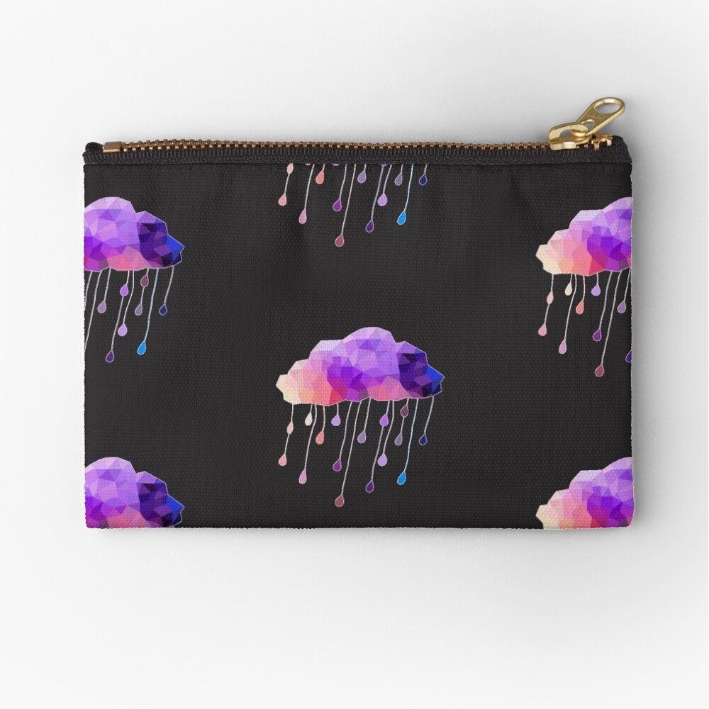 Raindrop Cloud Zipper Pouch