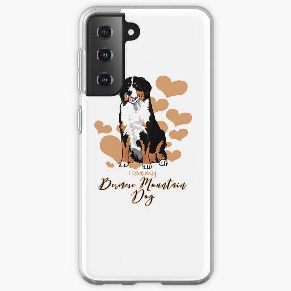 I love My Bernese Mountain Dog (A)! Especially for Berner Dog Lovers! Samsung Galaxy Soft Case