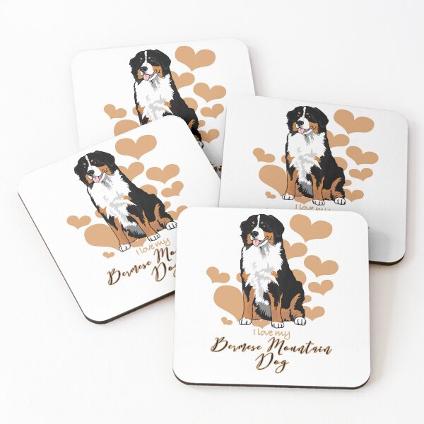Item preview, I love My Bernese Mountain Dog (A)! Especially for Berner Dog Lovers! designed and sold by rs-designs.