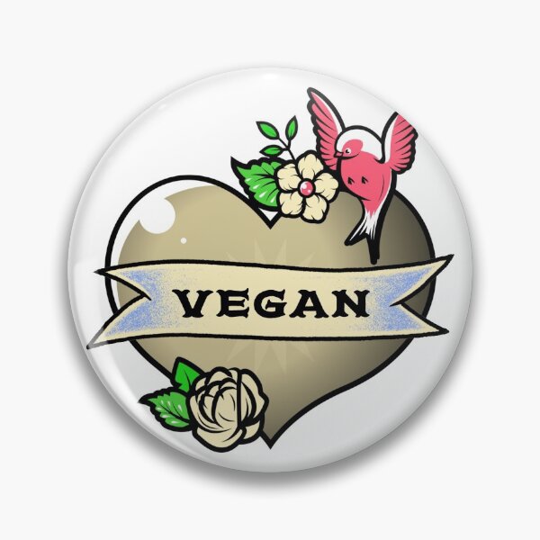 Vegan at Heart Pin