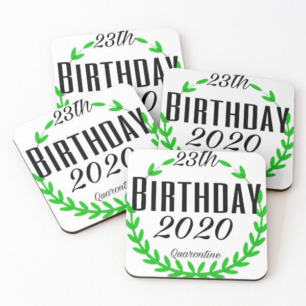 Item preview, 23th birthday 2020 designed and sold by DZ Vibe Studio.
