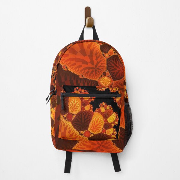 Item preview, Burnt Orange Colorful Digital Leaf Fractal Pattern Design designed and sold by EarthArtDesigns.