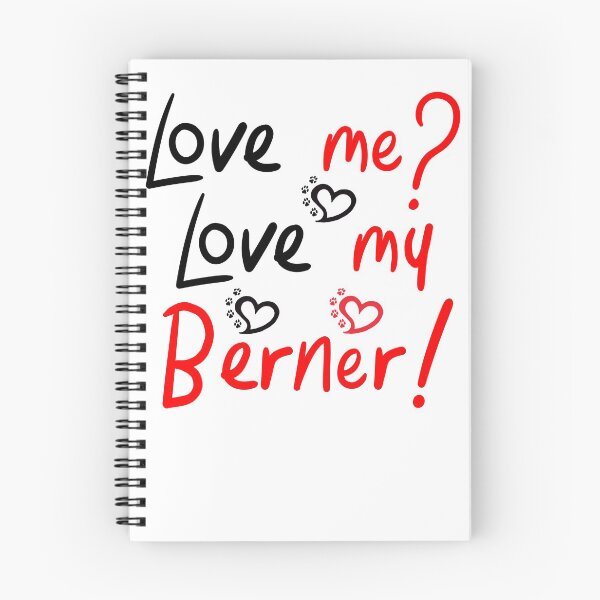 Aperçu de l'œuvre Love Me Love My Bouvier Bernois LOVE! Surtout pour les amoureux des chiens bernois! créée et vendue par rs-designs.
