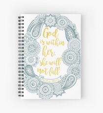 Psalm 46:5 Spiral Notebook
