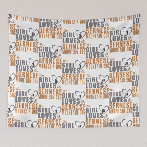 Item preview, This Girl Love Her Bernese Mountain Dog! Especially for Berner Dog Lovers! designed and sold by rs-designs.