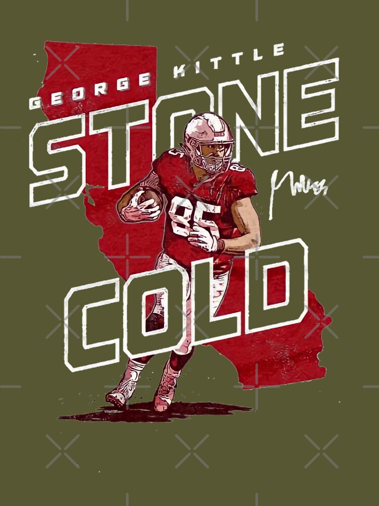 George Kittle: Over The Middle, 2XL / Hoodie - Pro Football - Red - Sports Fan Gear | BreakingT