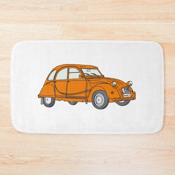 Item preview, Retro orange 2cv duck Döschwo designed and sold by 2CV-Oldtimers.