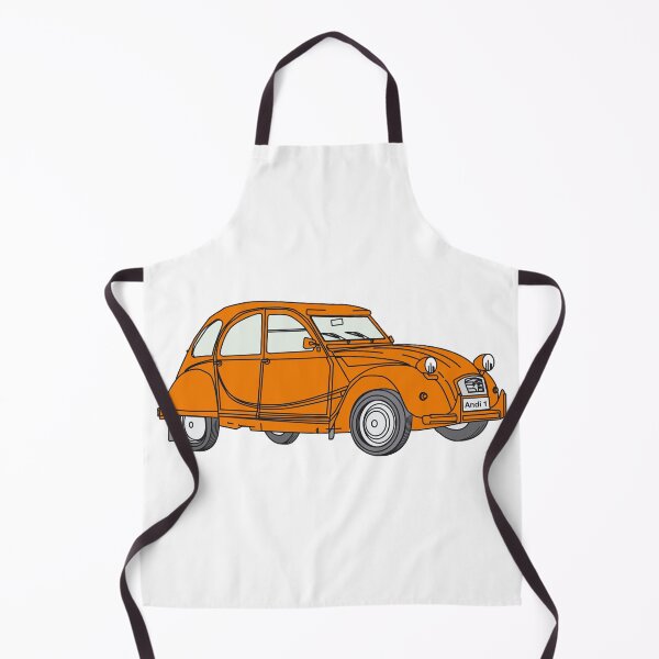 Item preview, Retro orange 2cv duck Döschwo designed and sold by 2CV-Oldtimers.