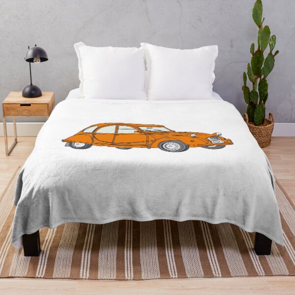 Item preview, Retro orange 2cv duck Döschwo designed and sold by 2CV-Oldtimers.
