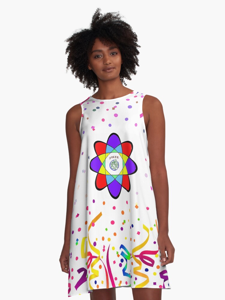 Thumbnail 1 of 4, A-Line Dress, Atomic Joker designed and sold by John Davis.