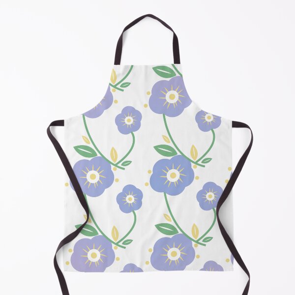 Item preview, Pretty cornflower blue florals designed and sold by peggieprints.