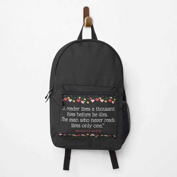 Item preview, "A reader lives a thousand lives" Quote by George R.R. Martin designed and sold by AnnieBolton.