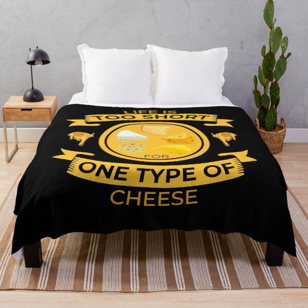 Item preview, Life Is Too Short For One Type Of Cheese Lover Funny Pun designed and sold by RJ-Art.
