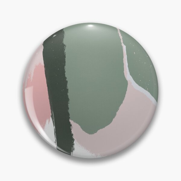 Item preview, Abstract Art Paint Brush Strokes in Blush Pink & Sage Green designed and sold by kasamor.