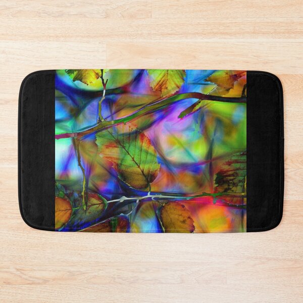Item preview, Leaves Bright Multi-Color Digital Fractal Pattern Design designed and sold by EarthArtDesigns.