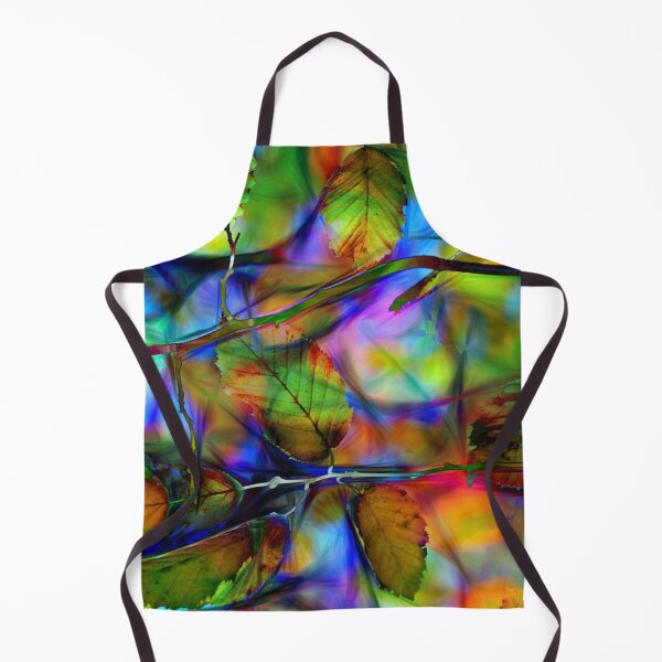 Item preview, Leaves Bright Multi-Color Digital Fractal Pattern Design designed and sold by EarthArtDesigns.