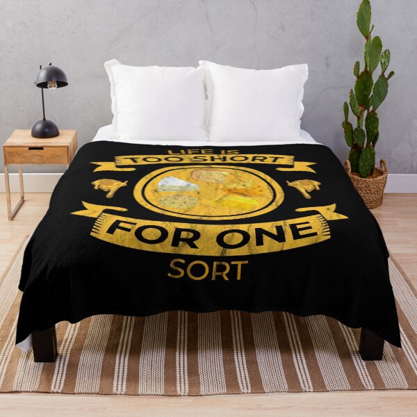 Item preview, Life Is Too Short For One Sort Cheese Lover Funny Pun designed and sold by RJ-Art.