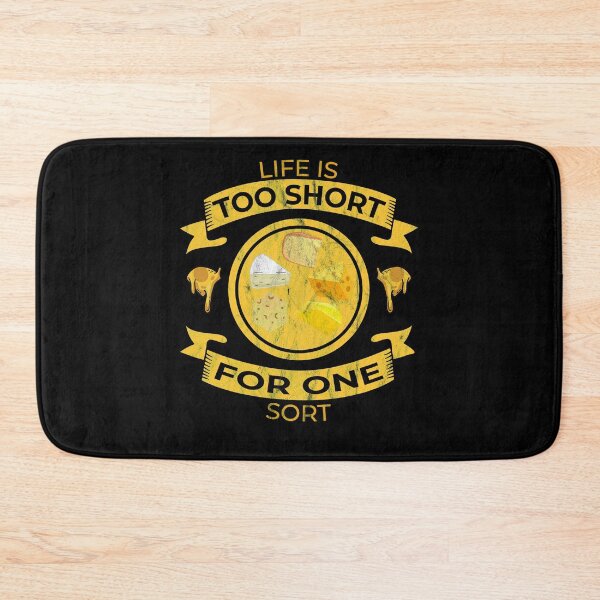 Item preview, Life Is Too Short For One Sort Cheese Lover Funny Pun designed and sold by RJ-Art.