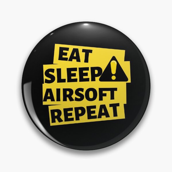 Item preview, Eat Sleep Airsoft Repeat designed and sold by AirsoftBD.