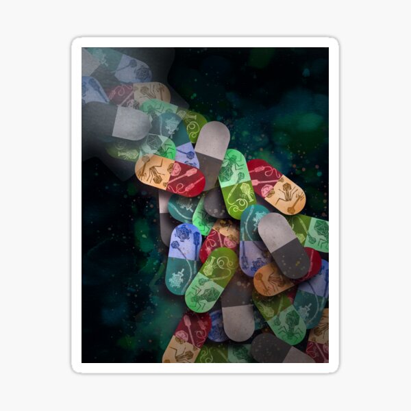 Phage Pills Sticker