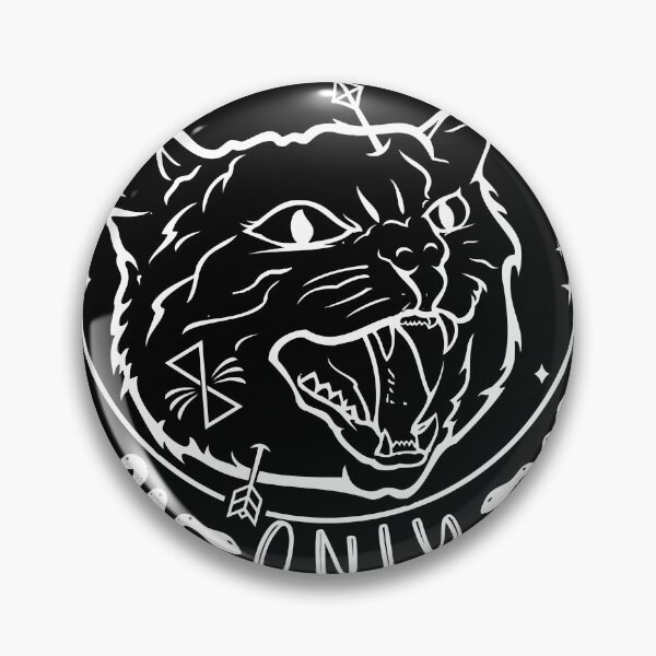 Item preview, Bad Vibes Only Evil Cat Nu Goth Occult Emo Punk Witchcraft designed and sold by Congex.
