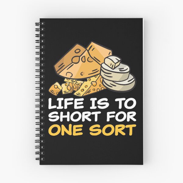 Item preview, Life Is Too Short For One Sort Cheese Lover Funny Pun designed and sold by RJ-Art.