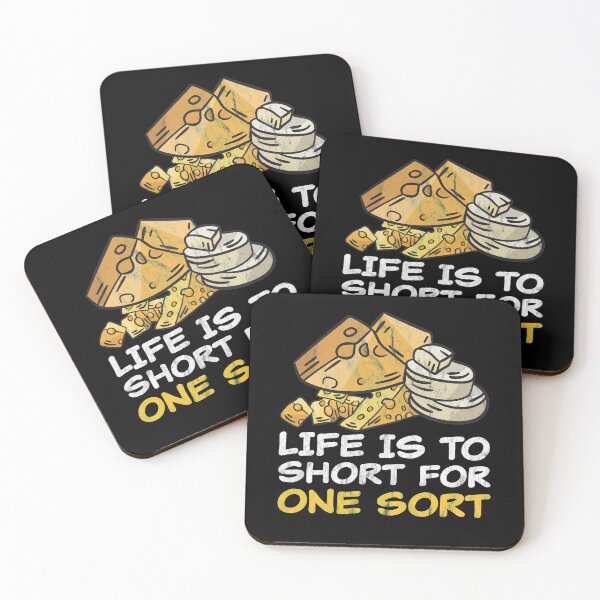 Item preview, Life Is Too Short For One Sort Cheese Lover Funny Pun designed and sold by RJ-Art.