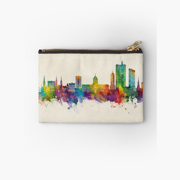 Item preview, Fort Wayne Indiana Skyline designed and sold by ArtPrints.