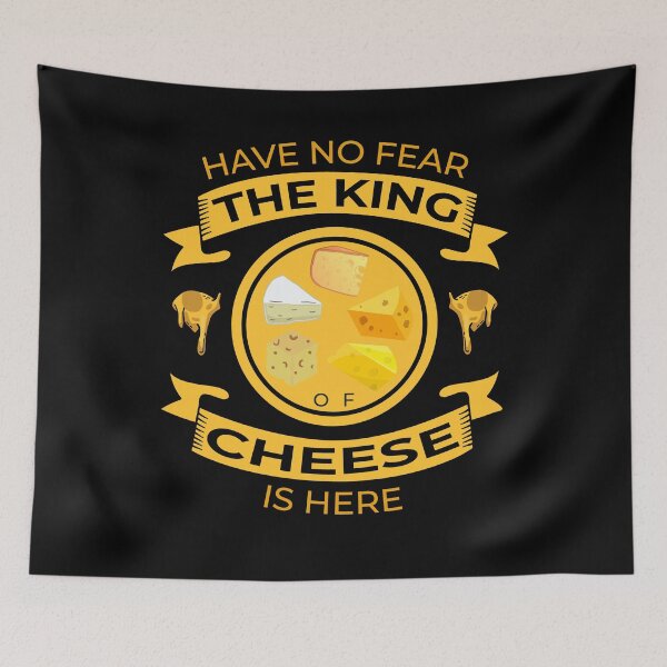 Item preview, Have No Fear The King Of Cheese Is Here Funny Cheese Art designed and sold by RJ-Art.