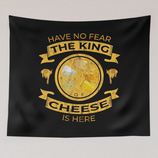 Item preview, Have No Fear The King Of Cheese Is Here Funny Cheese Art designed and sold by RJ-Art.