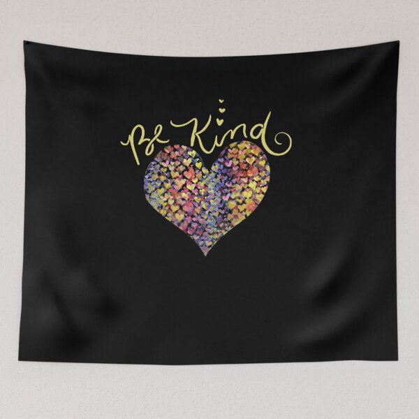 Artikelvorschau, Be Kind Rainbow Heart Love entworfen und verkauft von FrictionMaxxing.