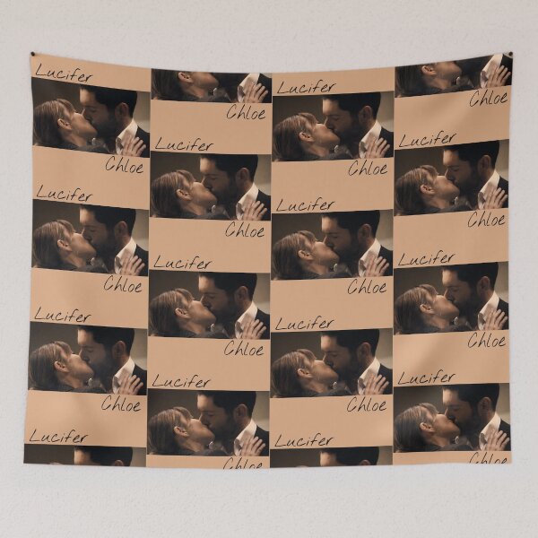 Item preview, Lucifer y Chloe se besan designed and sold by FrancescaNasta.