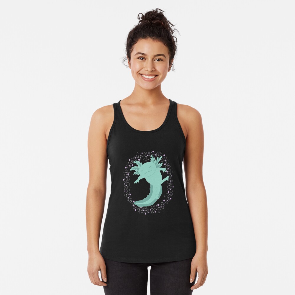 Vista previa del artículo con la obra «Camiseta con espalda nadadora», diseñado y vendido por scribbli.
