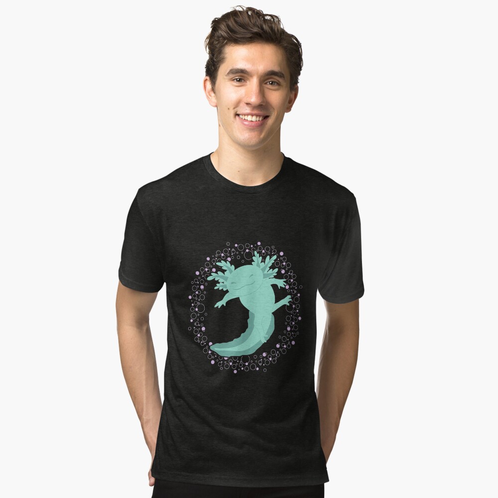 Vista previa del artículo con la obra «Camiseta de tejido mixto», diseñado y vendido por scribbli.