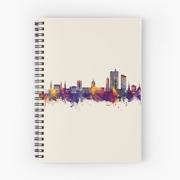 Item preview, Fort Wayne Indiana Skyline designed and sold by ArtPrints.