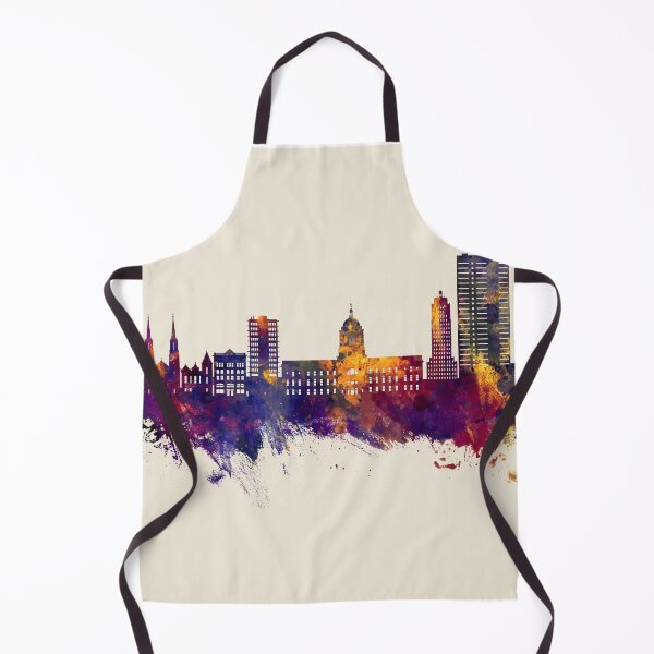 Item preview, Fort Wayne Indiana Skyline designed and sold by ArtPrints.