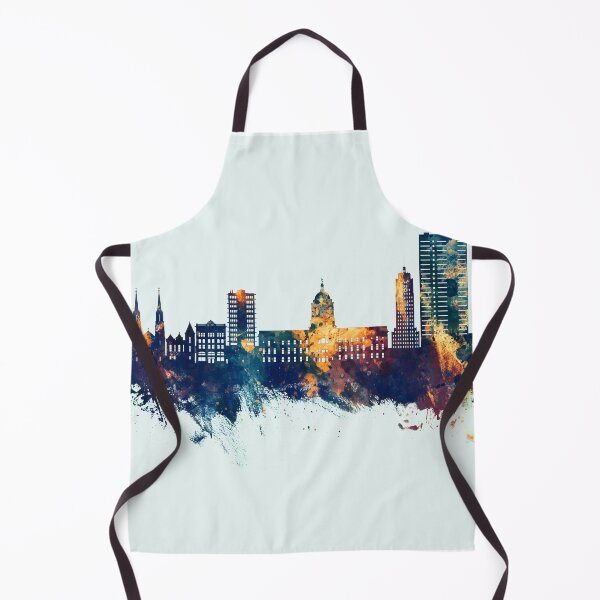 Item preview, Fort Wayne Indiana Skyline designed and sold by ArtPrints.
