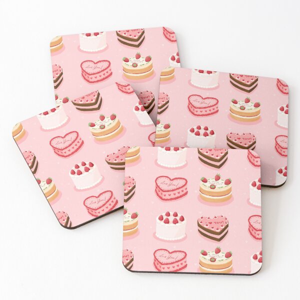 Item preview, Cute Pink Cakes Illustration designed and sold by gojibearstudio.