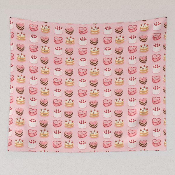 Item preview, Cute Pink Cakes Illustration designed and sold by gojibearstudio.
